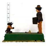 Cast iron mechanical Monkey Bank