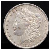 1885O Morgan silver dollar