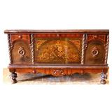 1920s Lane cedar lined blanket chest