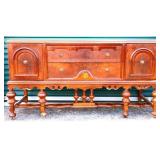 1920s 2 door 2 drawer buffet as is see photos