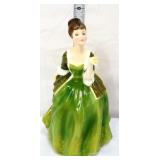 Vntg 7in Royal Doulton Fleur lady figure