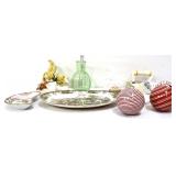 Mixed estate lot, inc decorative balls