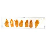 Lot of 7 plastic Robin Hood cookie cutters