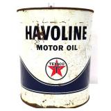 Vntg 1gal Havoline Motor Oil can, no top