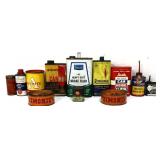 Lot of mixed advertising cans