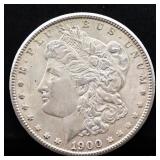 1900 Morgan silver dollar