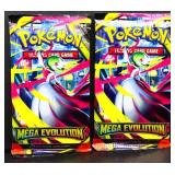 2 sealed Pokemon Mega Evolution booster sets