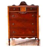 1920s 4 drawer tall chest see pics