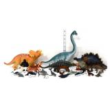 Lot of assorted dinosaur & animal figures