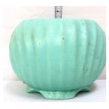 Vintage 6in seafoam green planter, see photos