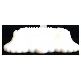 Vintage milk glass ashtray