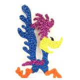 Vintage popcorn road runner plaque