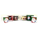 MIxed estate lot, inc Santa mugs