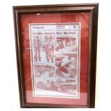 Framed Charlie Daniels art
