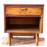 MCM 1 drawer nightstand