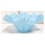 Fenton blue opalescent bowl