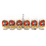 Lot of 6 50th Anniversary Bugs Bunny glasses