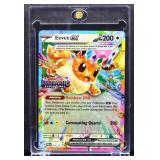 Pokemon Eevee Rainbow DNA Coruscarting Quartz card