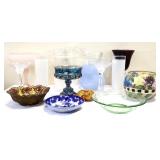 Mixed estate lot, inc glass compotes