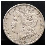1900O Morgan silver dollar