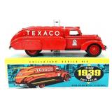 Die cast Texaco Dodge Airflow car bank in box