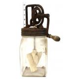 Vntg Dazey #20 clear glass butter churn