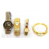 Lot of 4 estate watches, untested