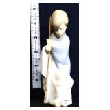 Lladro Saint Joseph Child Nativity figure w/ staff