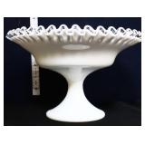 Fenton silver crest open compote