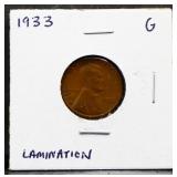1933 Lincoln penny