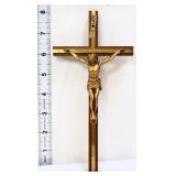 Vintage wood 8in crucifix