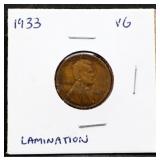 1933 Lincoln penny