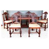 7 piece 1920s dining set see photos