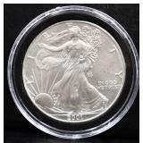 2001 silver eagle coin