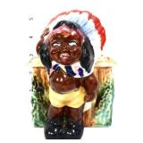 Vntg figural Native American planter