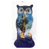 Fenton owl with bear in tree scene