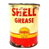 Vntg Shell Grease can