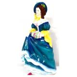Vintage Coalport Judith Ann in teal dress figure