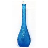 16in blue Italian bubble genie bottle no stopper