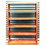 Vintage wood crock shelf