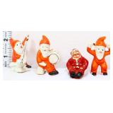 Lot of 4 miniature figures, inc gnomes