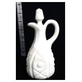 Milk glass cruet
