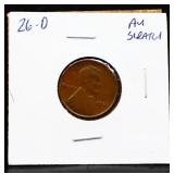 1926D Lincoln penny