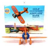 Gulf airplane bank in org box