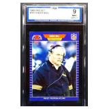 Graded M 1989 Pro Set Chuck Noll card