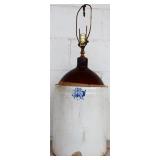 Vintage whiksey jug table lamp see photos