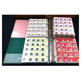 Lot of stamps in collector books