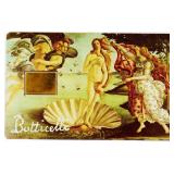 1/1000 gold piece on Botticelli card
