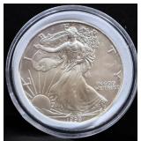 1999 silver eagle coin