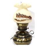 Fenton 16in Budweiser Clydesdale custard lamp